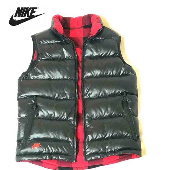 Nike Jackets & Blazers - NIKE VEST - DOWN-FILLED - REVERSIBLE SIZE SMALL